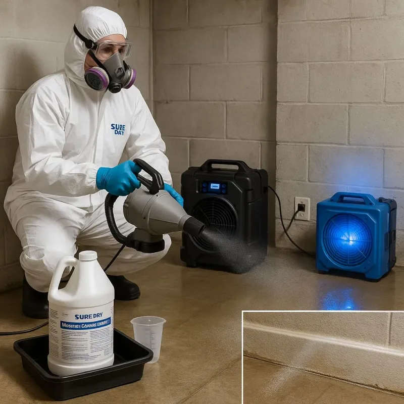 Sanitization and Odor Removal process in Continental, OH